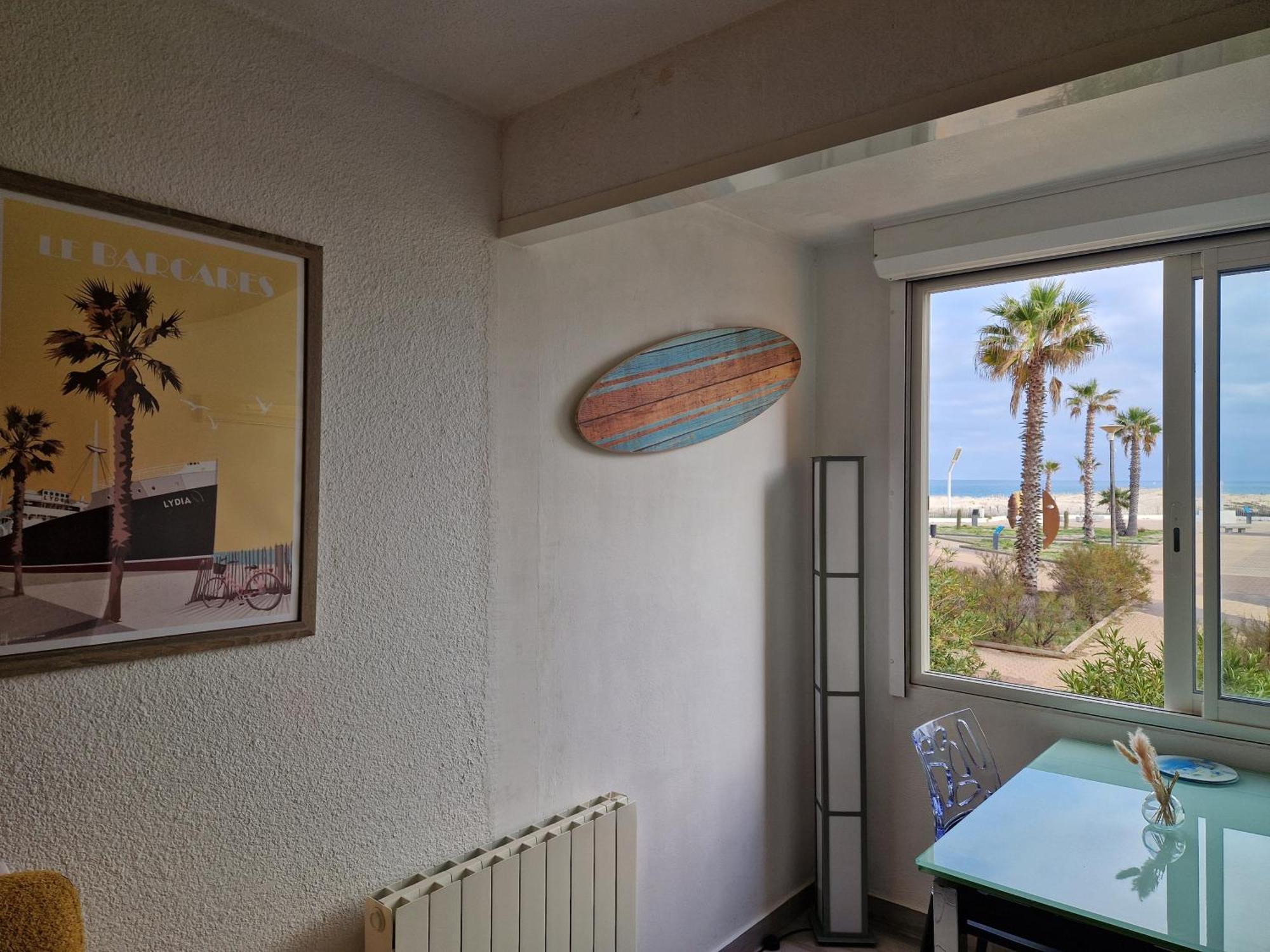 Appartement Front De Mer Le Barcarès Extérieur photo